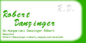 robert danzinger business card